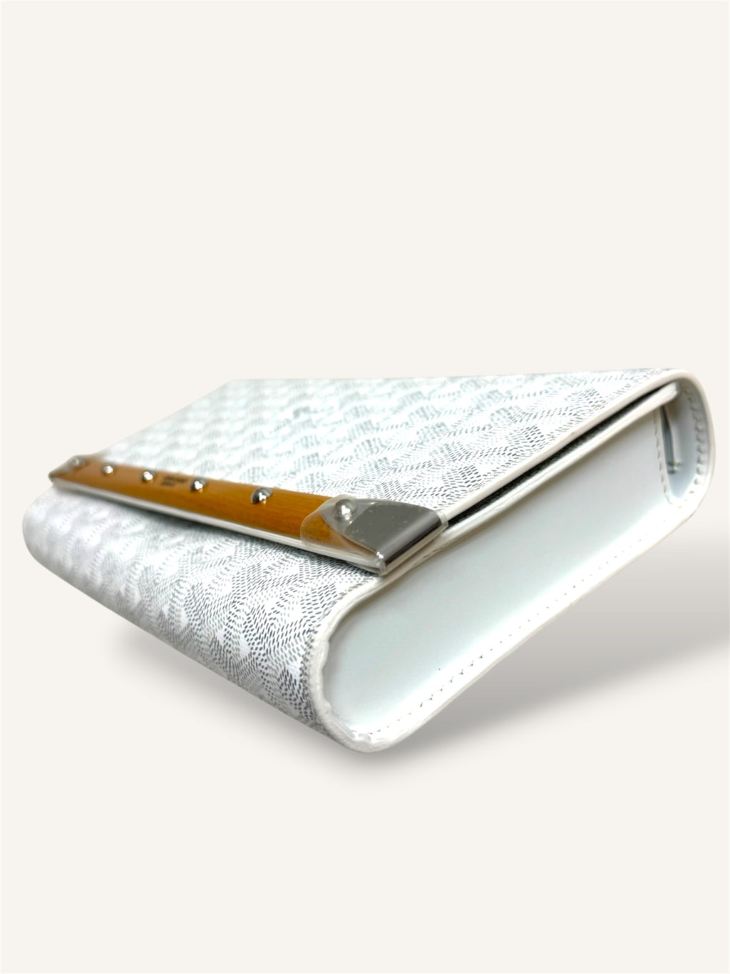 Monte Carlo PM Clutch White Crossbody Bag