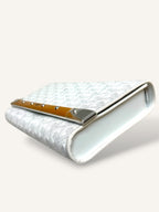Monte Carlo PM Clutch White Crossbody Bag