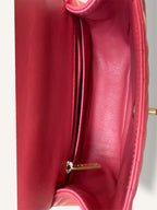 Coral Reversed Mini Chevron Lambskin Leather Series 24