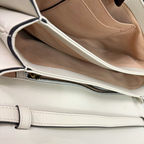 Queen Margaret GG Supreme Canvas White/Beige Gold Hardware