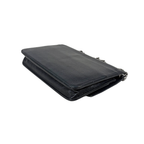 Sevruga Wallet On Chain Black Caviar Leather Silver Hardware Series 14