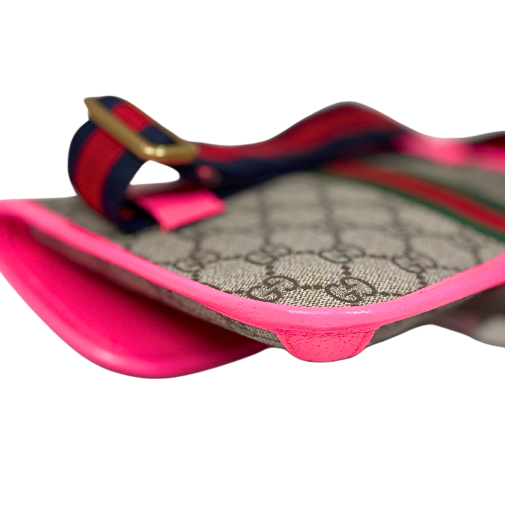 Bumbag Ophidia Pink Lining Gold Hardware