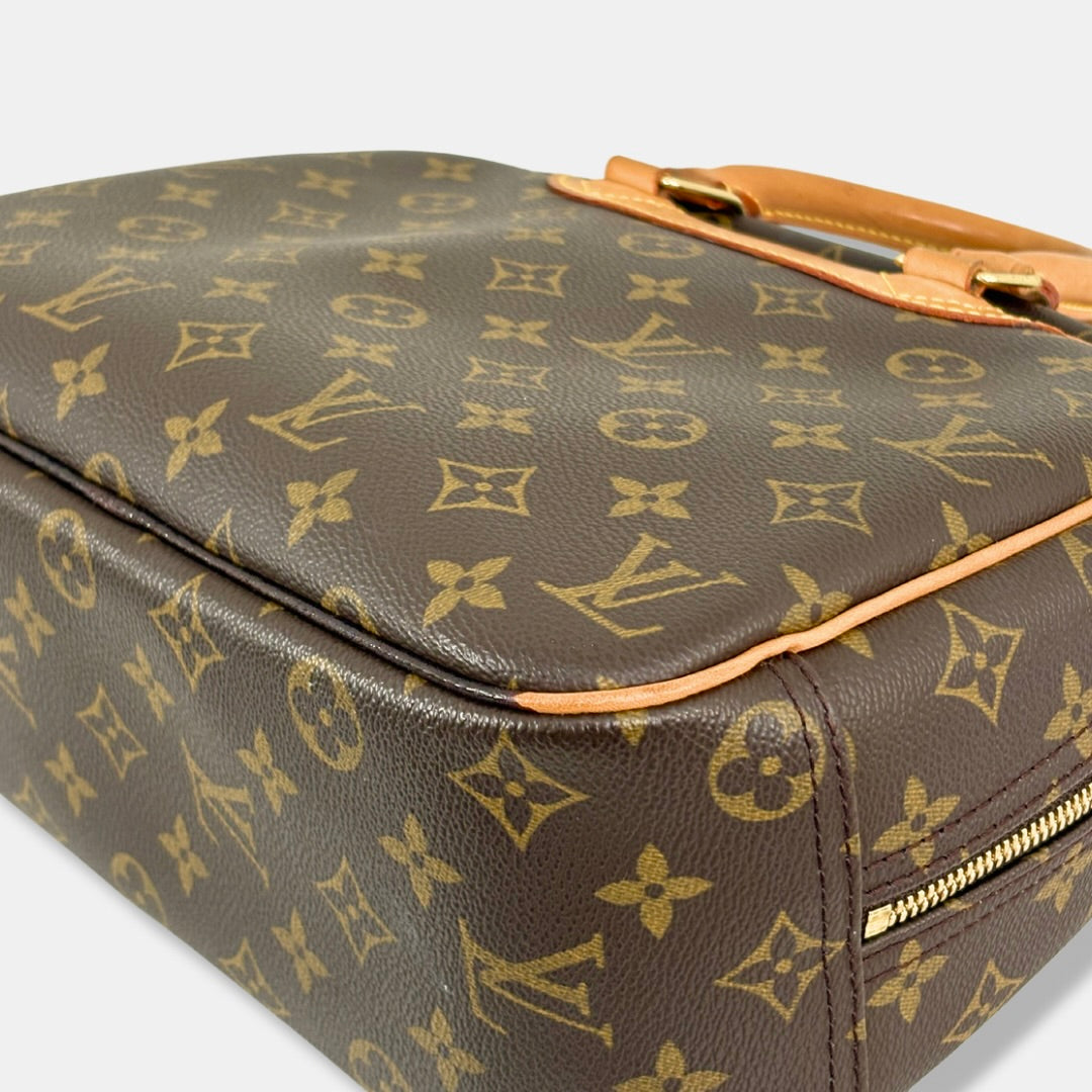 Trouville Monogram Canvas Handbag Gold Hardware