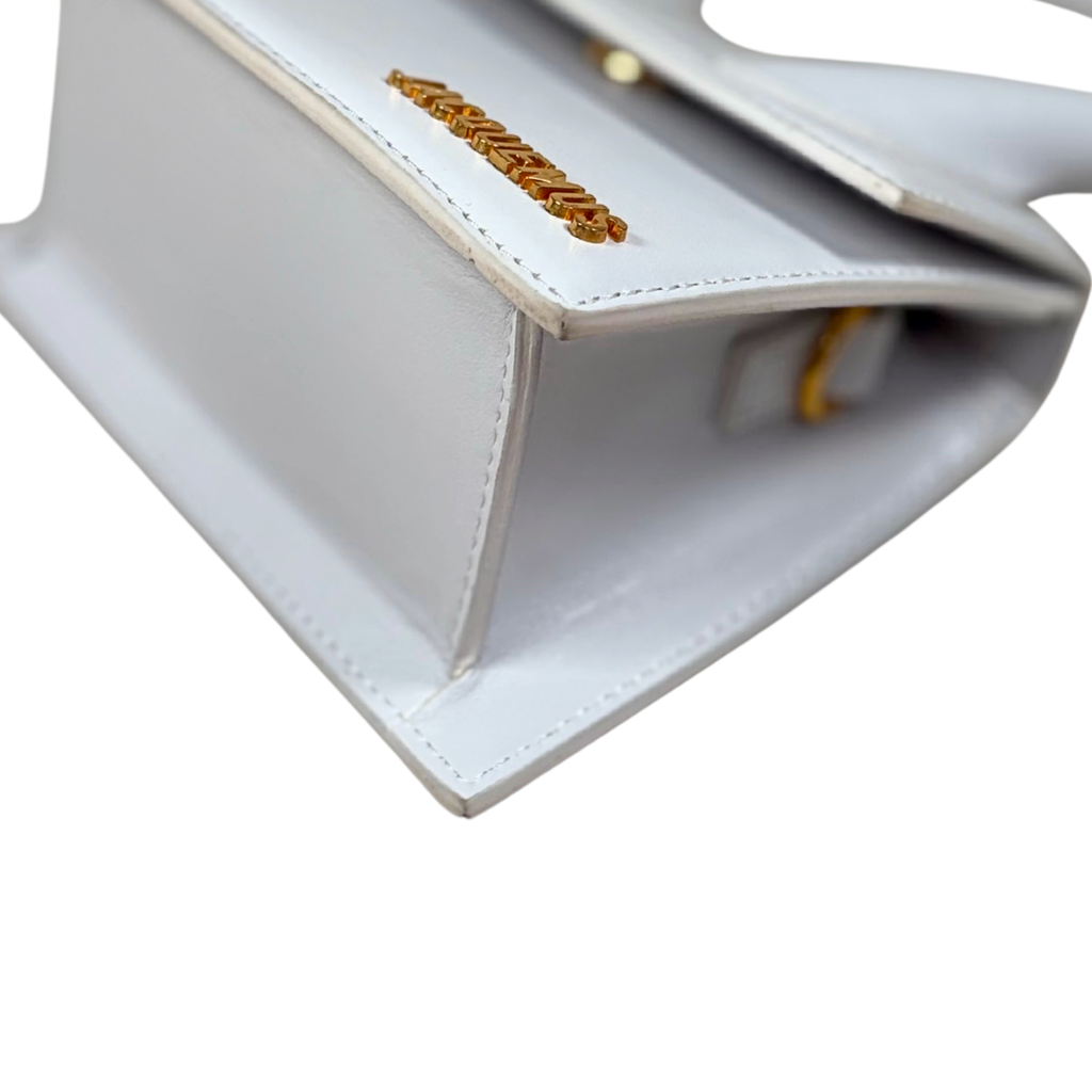 Le Chiquito Mini White Moyen Gold Hardware