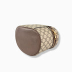Ophidia Cosmetic Case GG Supreme Canvas Gold Hardware