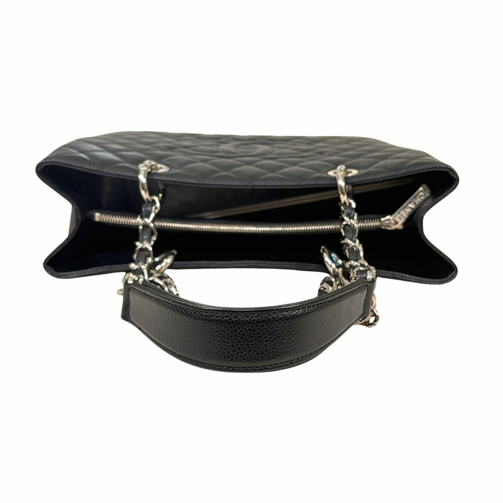 GST Black Caviar Leather Silver Hardware Series 17