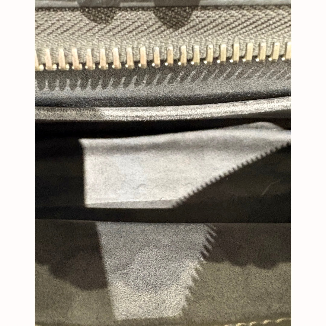 Dotcom Click Bag Gray Gold Hardware