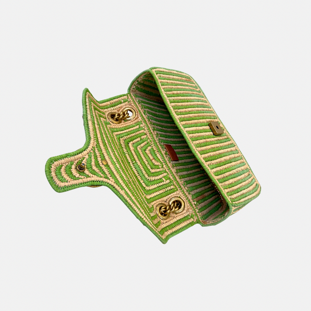 Limited Edition GG Marmont Medium Raffia Woven Gold Hardware