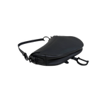 Medium Saddle Bag So Black Ultramatte Smooth Leather