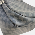 Damier Graphite Canvas Backpack Black Silver Hardware