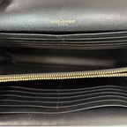 Sulpice Chain Shoulder Bag Black Gold Hardware