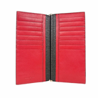 Gancini Bi-Fold Wallet Black Silver Hardware