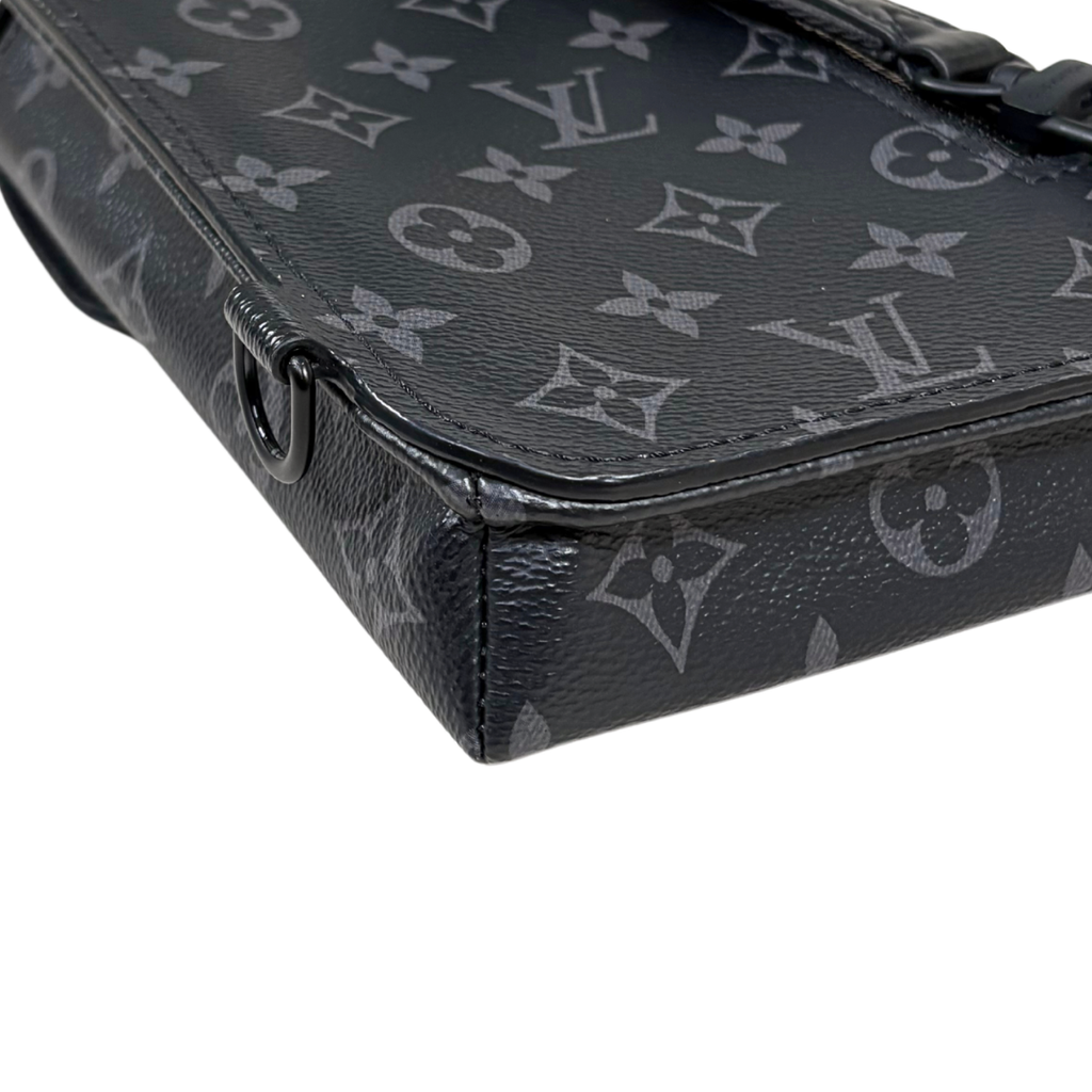 Eclipse Saumur Sling Bag Grey Monogram Canvas