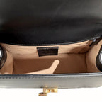 Sylvie Mini Black Cherry Line Gold Hardware