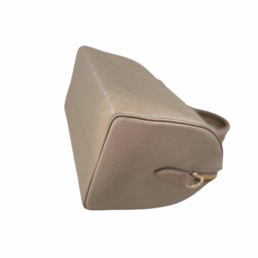Speedy Bandouliere 25 Monogram Empreinte Beige Gold Hardware
