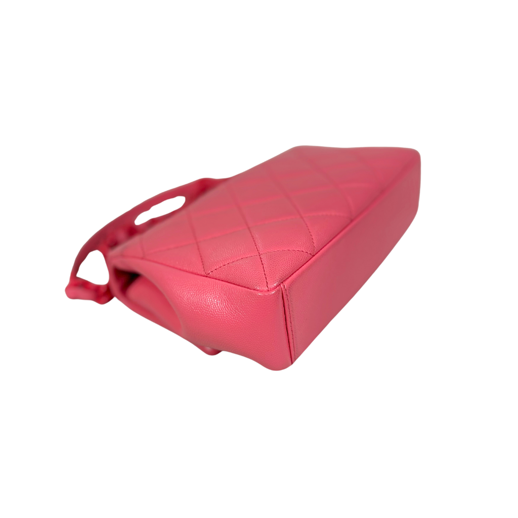 Runway All Pink Flap Bag Caviar Leather Series 30