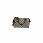 Boston Bag Small GG Supreme Canvas Gold Hardware