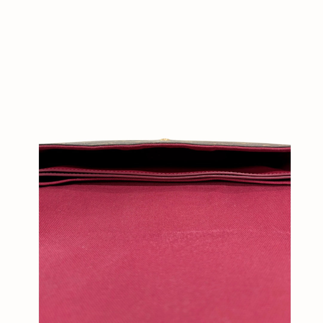 Pochette Félicie Monogram Canvas Gold-Tone Hardware