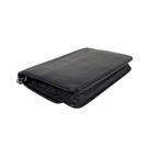 Sevruga Wallet On Chain Black Caviar Leather Silver Hardware Series 14