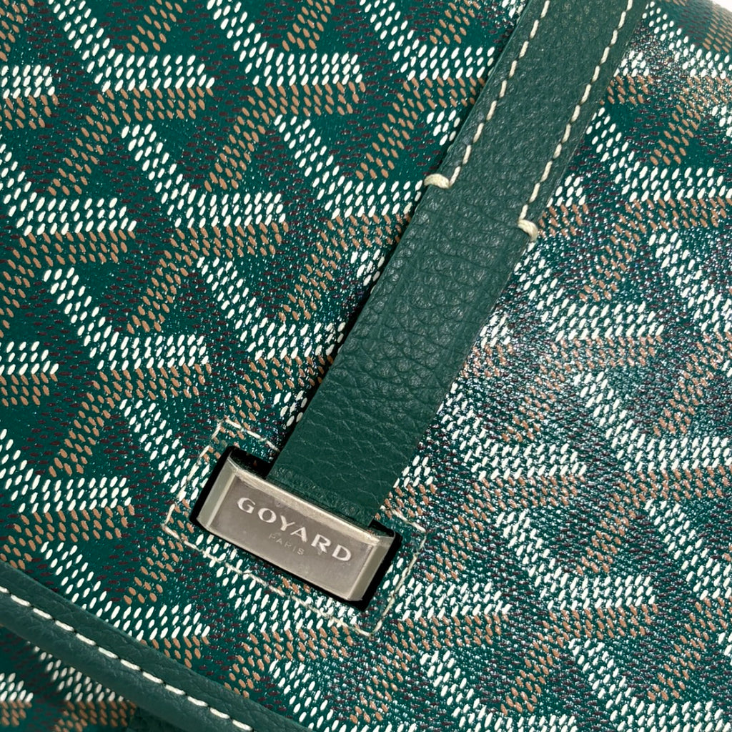 Belvedere PM Green Goyardine Canvas