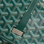 Belvedere PM Green Goyardine Canvas