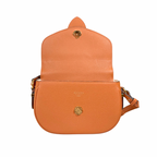 Pont 9 PM Caramel Brown Grained Leather Gold Hardware