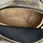 Palm Springs Monogram Canvas Mini Backpack Gold Hardware