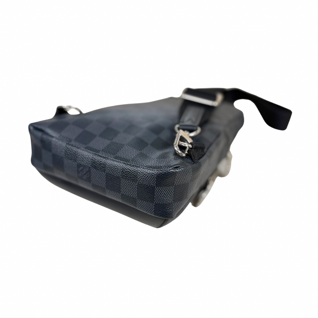 Avenue Sling Bag Damier Graphite Canvas Silver Hardware