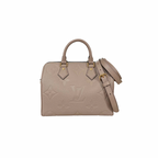 Speedy Bandouliere 25 Monogram Empreinte Beige Gold Hardware