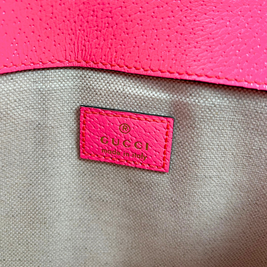 Bumbag Ophidia Pink Lining Gold Hardware