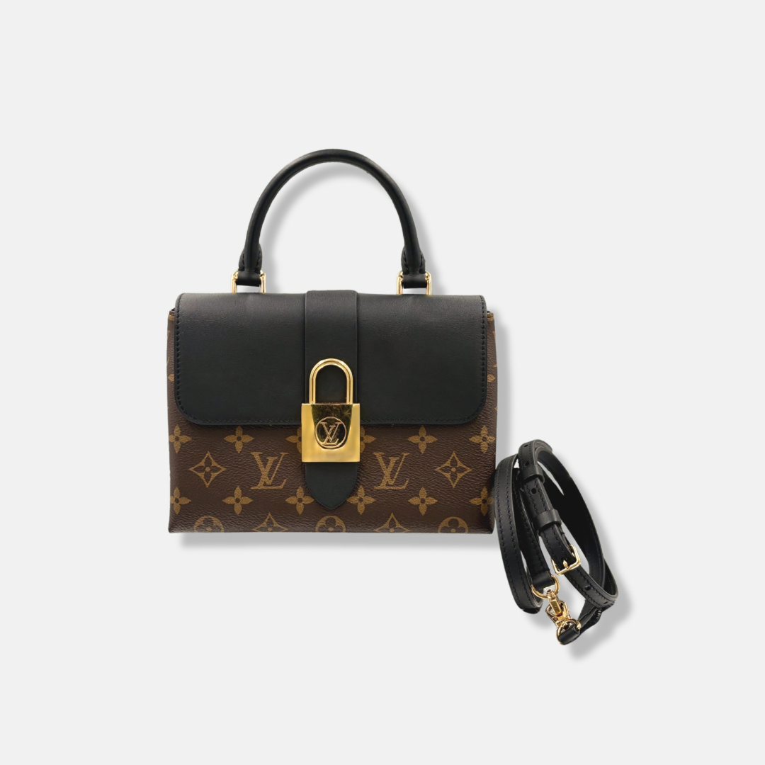 Locky BB Handbag Monogram Canvas Gold Hardware