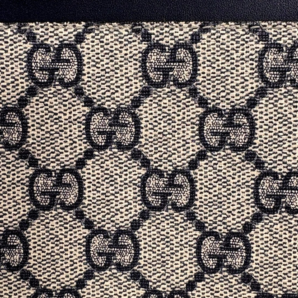 GG Supreme Canvas Bi-Color Wallet On Chain Gold Hardware