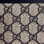 GG Supreme Canvas Bi-Color Wallet On Chain Gold Hardware