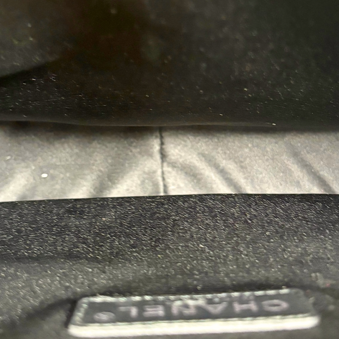 GST Black Caviar Leather Silver Hardware Series 17