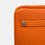 Birkin 35 Orange Togo Palladium Hardware Square N