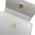 Le Chiquito Mini White Moyen Gold Hardware