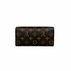 Long Wallet Monogram Canvas Gold Hardware