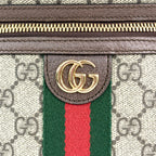 Ophidia Cosmetic Case GG Supreme Canvas Gold Hardware