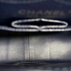 Reissue Bag Navy Blue Calfskin Leather Silver-tone Hardware