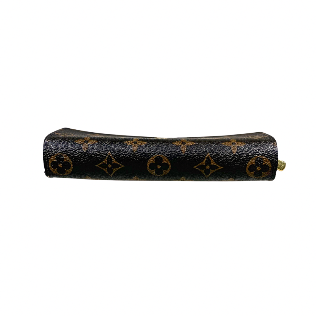 Long Wallet Monogram Canvas Gold Hardware