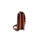 Pebbled Leather Interlocking G Small Light Pink Gold-Tone Hardware