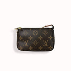 Mini Pochette Accessoires Monogram Canvas Gold Hardware