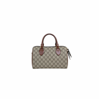 Boston Bag Small GG Supreme Canvas Gold Hardware