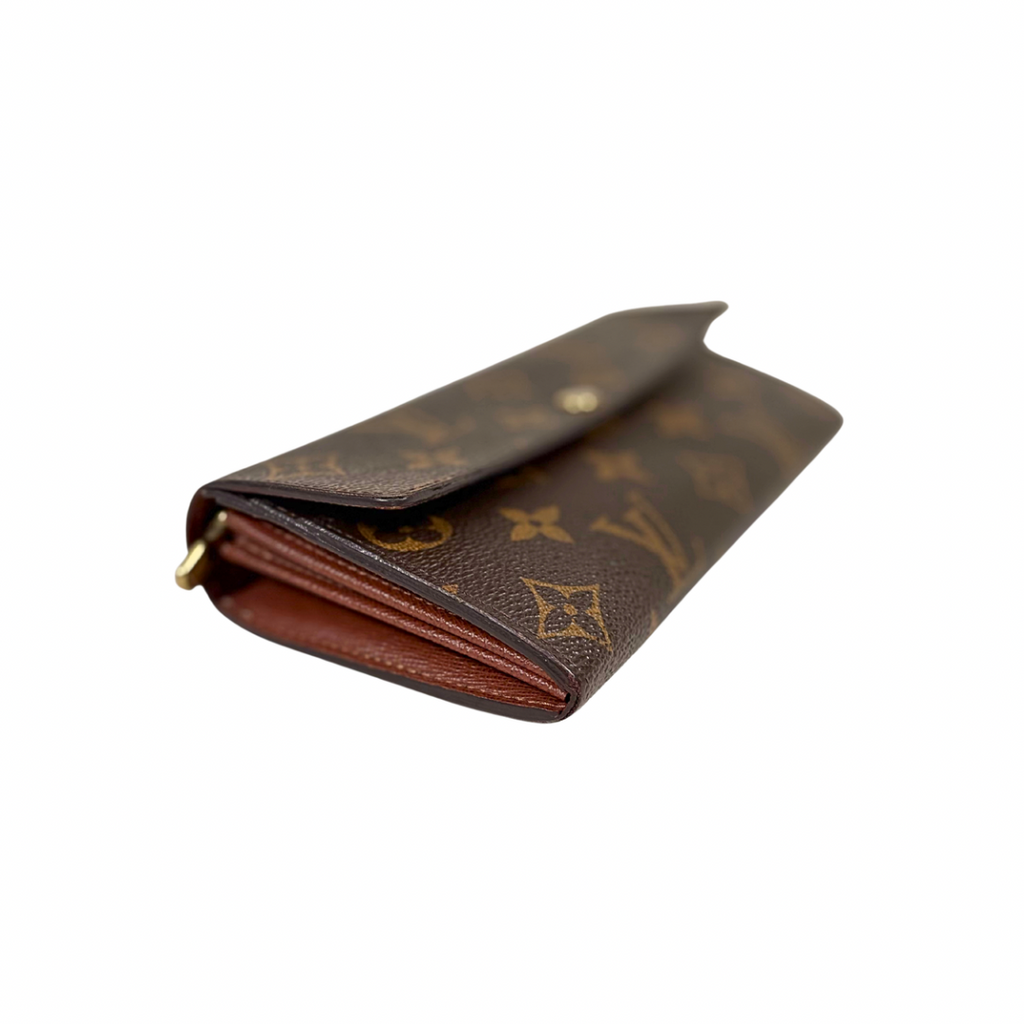 Long Wallet Monogram Canvas Gold Hardware