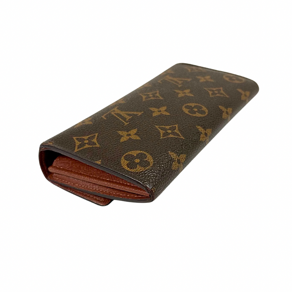 Long Wallet Monogram Canvas Gold Hardware
