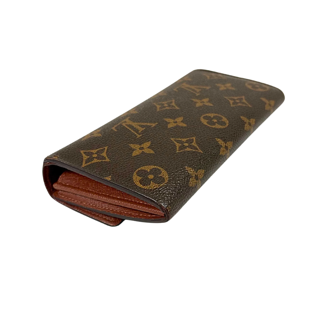 Long Wallet Monogram Canvas Gold Hardware