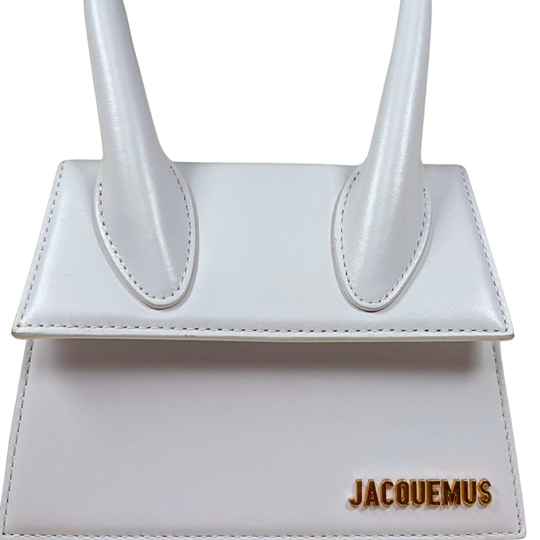 Le Chiquito Mini White Moyen Gold Hardware