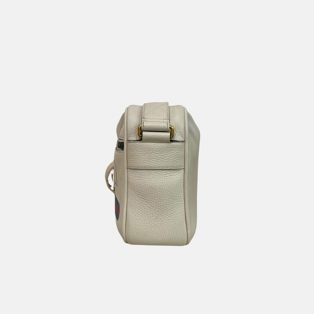 Messenger Bag White Gold Hardware