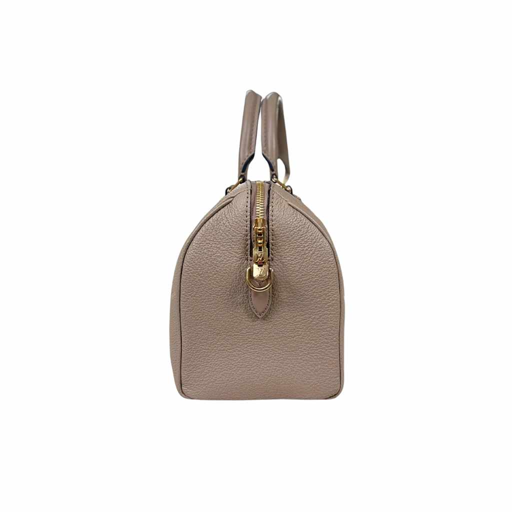 Speedy Bandouliere 25 Monogram Empreinte Beige Gold Hardware