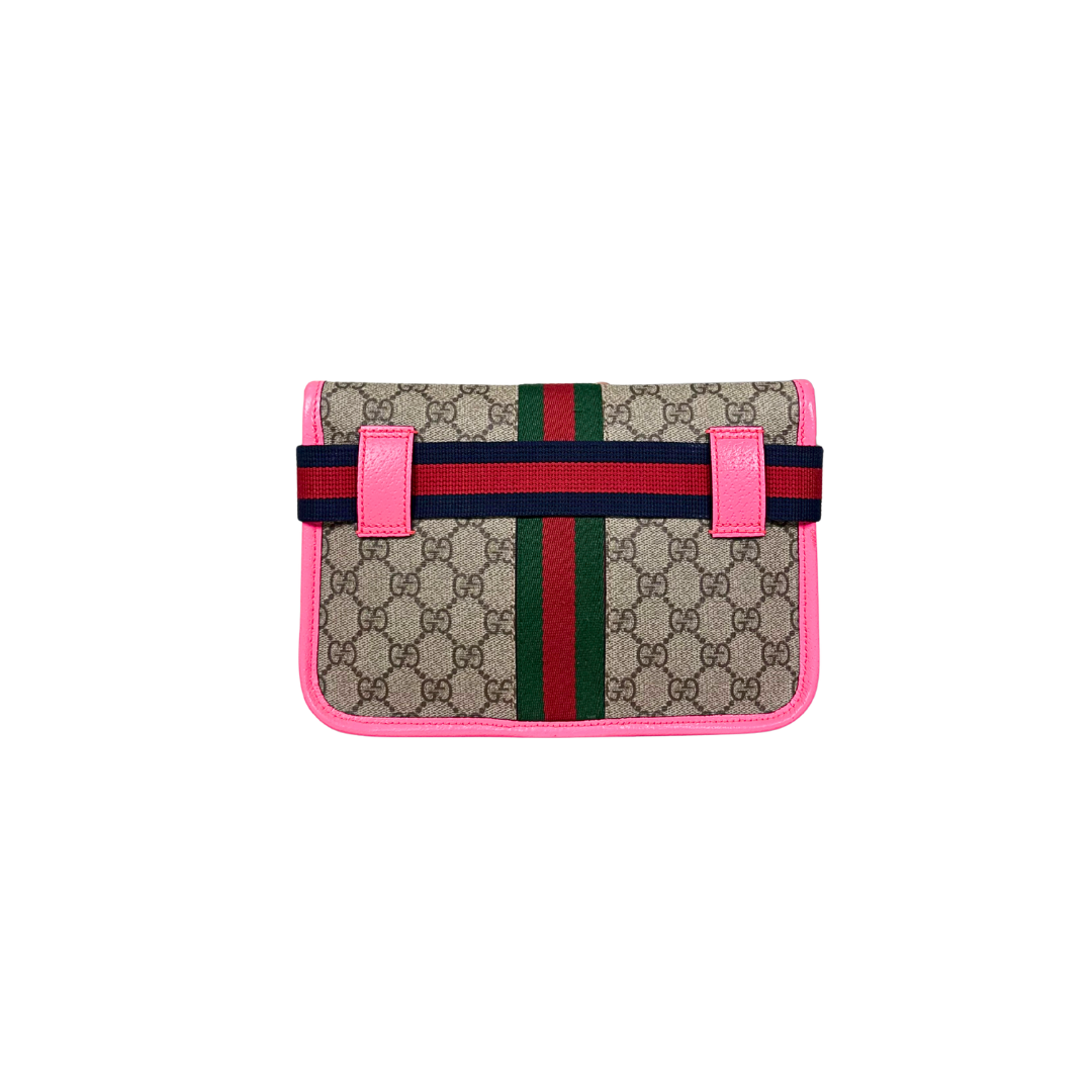 Bumbag Ophidia Pink Lining Gold Hardware